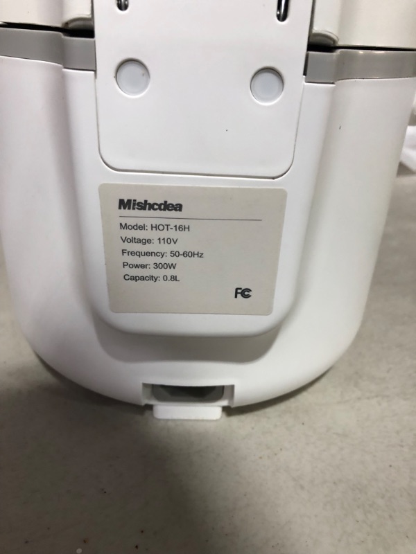 Photo 2 of **SEE NOTES**
Mishcdea Small Rice Cooker 3 Cups - White