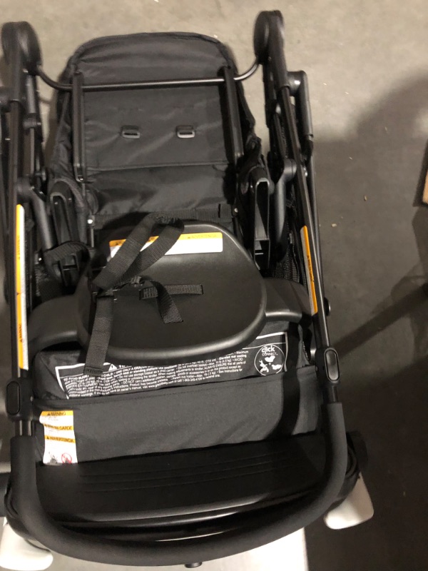 Photo 5 of Graco Ready2Grow LX 2.0 Double Stroller Features Bench Seat and Standing Platform Options, Gotham "w/ Added Body Support Cushion" Gotham