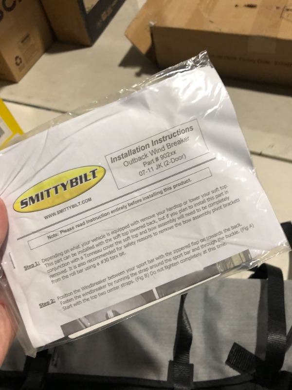Photo 1 of Smittybilt Outback Wind Breaker (Black Diamond) - 90235