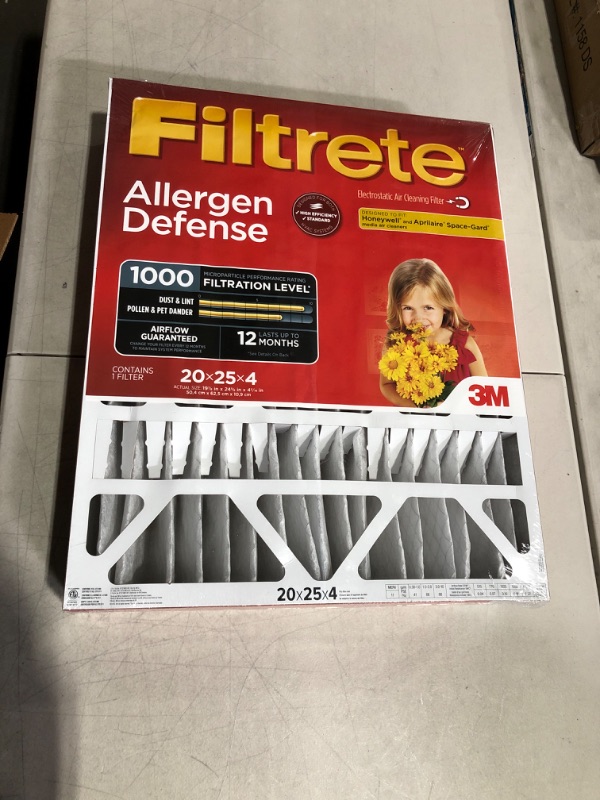 Photo 1 of Air Filter MPR 1000 DP MERV 11, Allergen Defense 20x25x4 MPR 1000