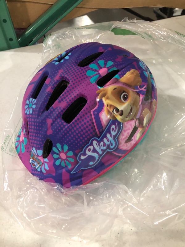 Photo 2 of Nickelodeon Kids Paw Patrol and Blue's Clues & You Bike Helmet, Multi-Sport, Multiple Colors Skye Purple X-Small