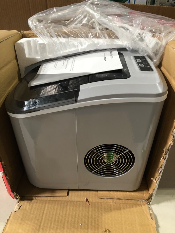 Photo 4 of [USED] FRIGIDAIRE EFIC189-Silver Compact Ice Maker - Silver