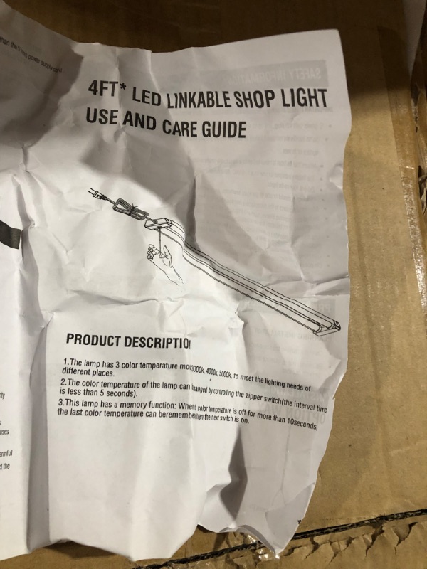 Photo 4 of [USED] Linkable LED Shop Light for Garage 10Pack