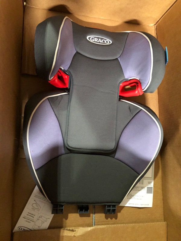 Photo 3 of Graco Affix Highback Booster Seat with Latch System, Grapeade (2022)