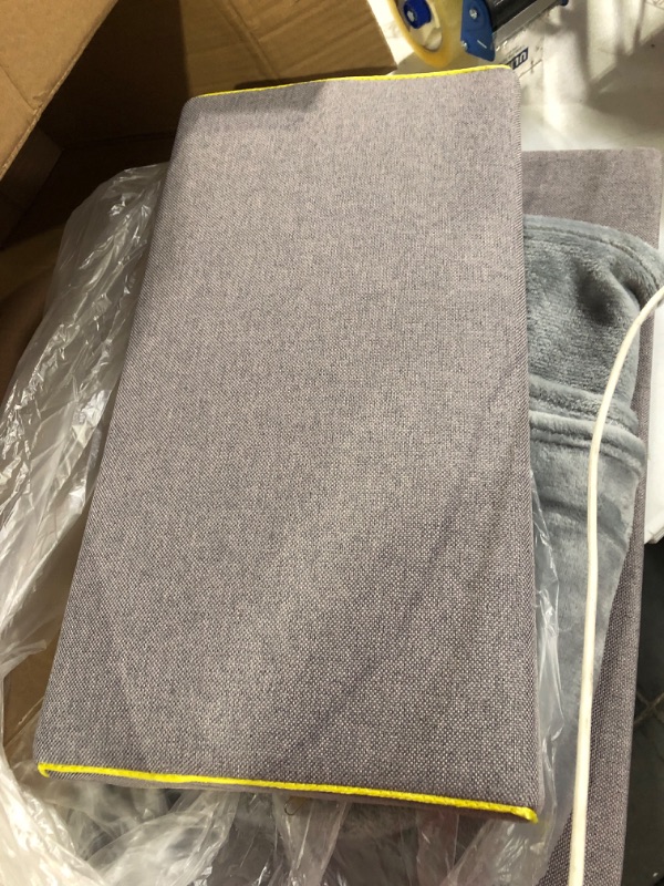Photo 1 of Agsnilove Meditation Cushion Mat Set Large Thick Yoga Mat Bolster Floor Pillows Seating 70*60cm, Grey 