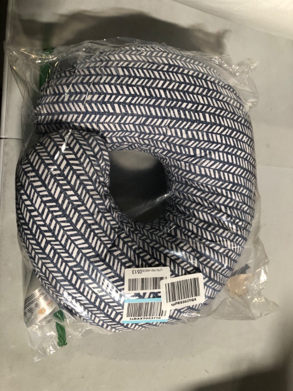 Photo 2 of Boppy Nursing Pillow and Positioner—Original | Blue Herringbone