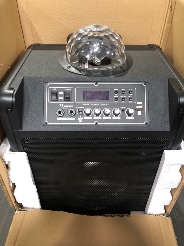 Photo 5 of [USED] Moukey Karaoke Machine, 10'' Big Subwoofer