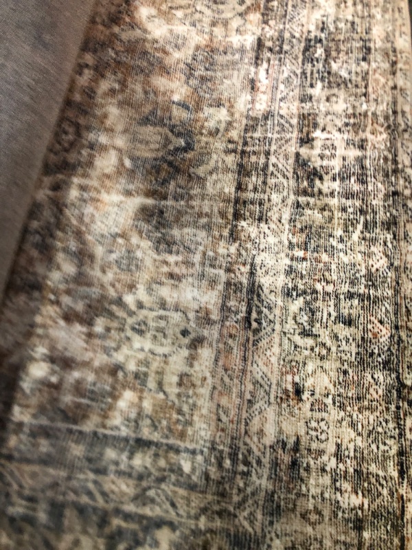 Photo 1 of Amber Lewis x Loloi Morgan Collection MOG-01 Sunset / Ink, Traditional 5'-0" x 7'-0" Area Rug feat. CloudPile