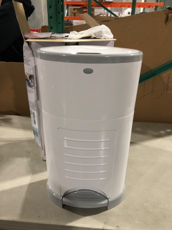 Photo 2 of Dekor Classic Hands-Free Diaper Pail | White | 