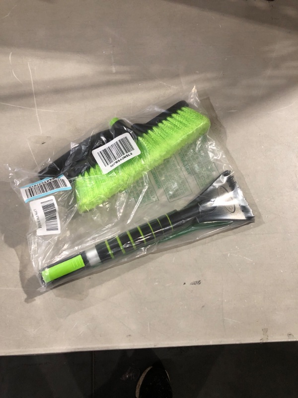 Photo 1 of SEAAES 35 Inch Ice Scraper and Snow Brush for Car, Extendable Snow Scraper and Brush with Foam Grip for Windshield Window SUV Truck Vehicle