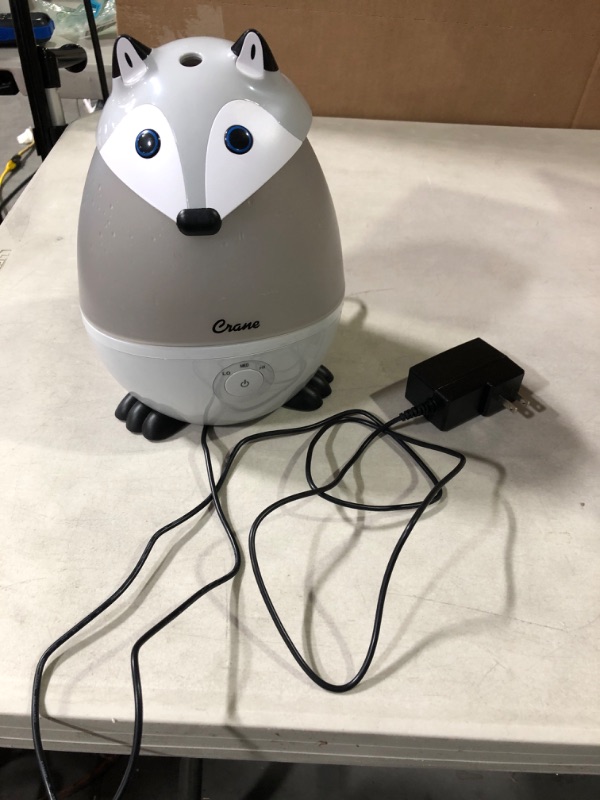 Photo 2 of Crane Adorables Ultrasonic Mini Humidifiers 5 Gallon Silver Fox