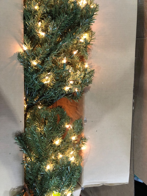 Photo 2 of 4 ft. Dunhill Fir Artificial Christmas Tree with Clear Lights