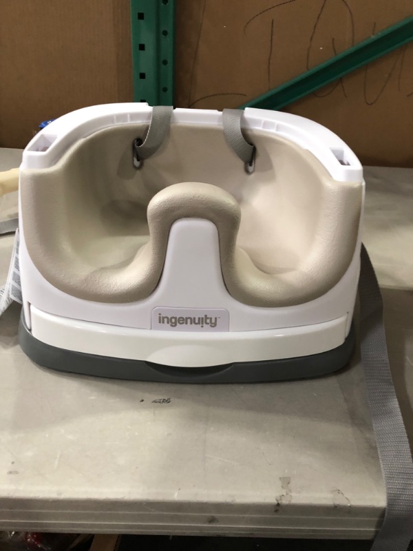 Photo 1 of Ingenuity Baby Base 2-in-1 Booster Feeding & Floor Seat with Self-Storing Tray
