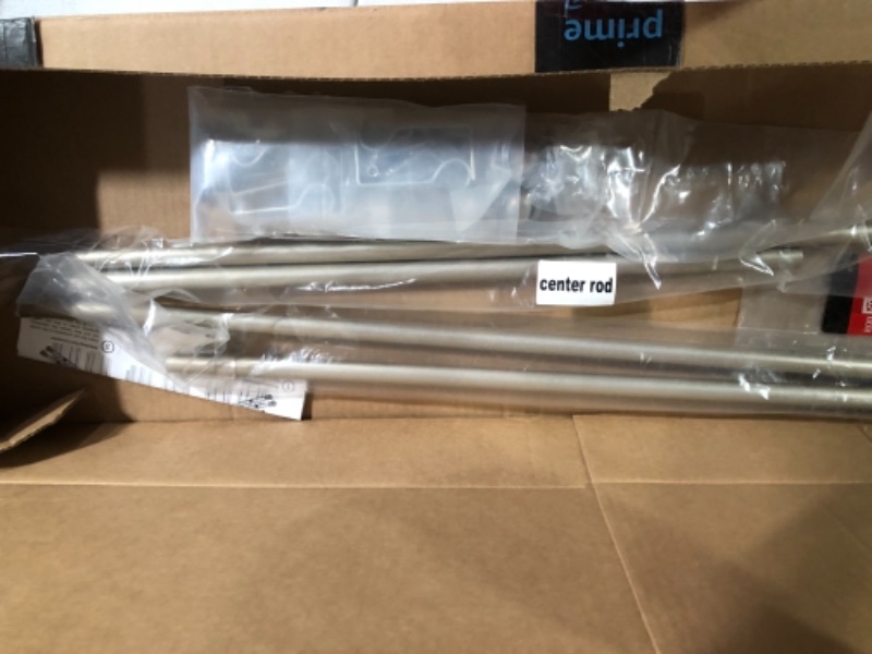 Photo 1 of [USED] Rod Desyne 5/8 inch Bay Curtain Rod - Satin Nickel