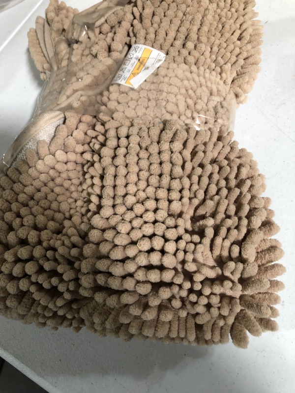 Photo 2 of ** see notes** ARERQEWN Bathroom Rugs Non Slip, Soft and Absorbent Chenille Shaggy Bath Rugs