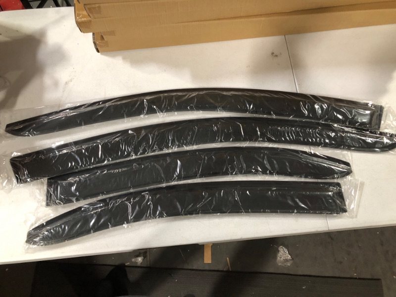 Photo 1 of D&O MOTOR 4pcs Front+Rear Smoke Sun/Rain Guard Outside Mount T 94155