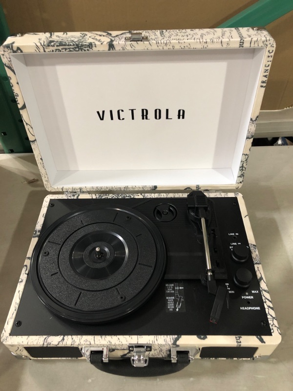 Photo 2 of Victrola Vintage 3-Speed Portable Suitcase Record Player