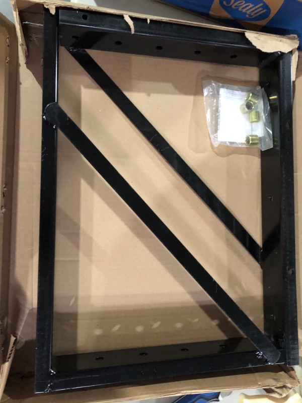 Photo 2 of Buyers Products 1701011 Welded Black Structural Steel Mounting Brackets, 18 x 24 Inch, Set of 2 18x24 Welded Formed