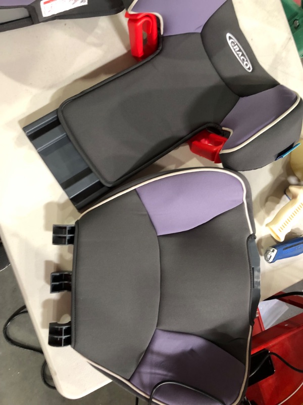 Photo 2 of Graco Affix Highback Booster Seat with Latch System, Grapeade