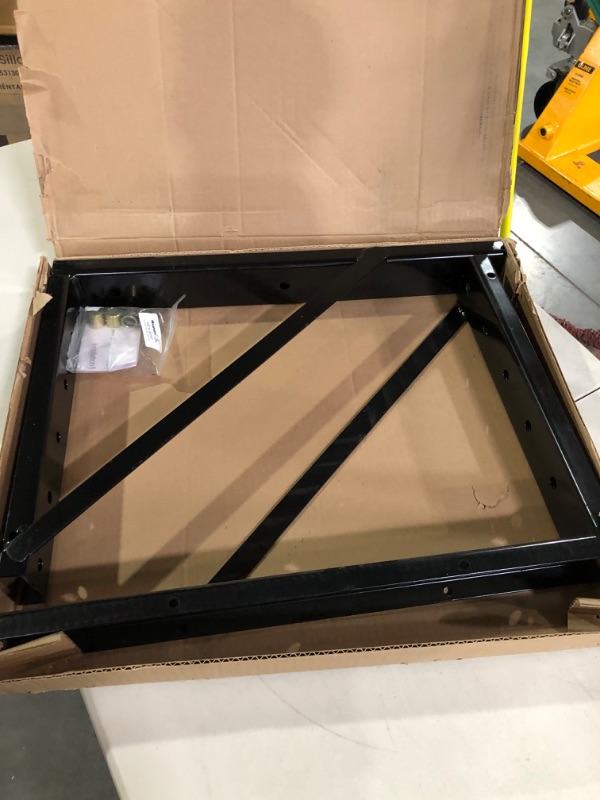 Photo 2 of Buyers Products 1701011 Welded Black Structural Steel Mounting Brackets, 18 x 24 Inch, Set of 2 18x24 Welded Formed