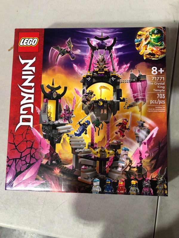 Photo 2 of LEGO NINJAGO The Crystal King Temple 71771 Ninja Building Toy Set (703 Pieces)