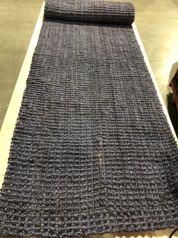 Photo 2 of **SEE NOTES**
96" x 24'' Navy Jute Braided Area Rug