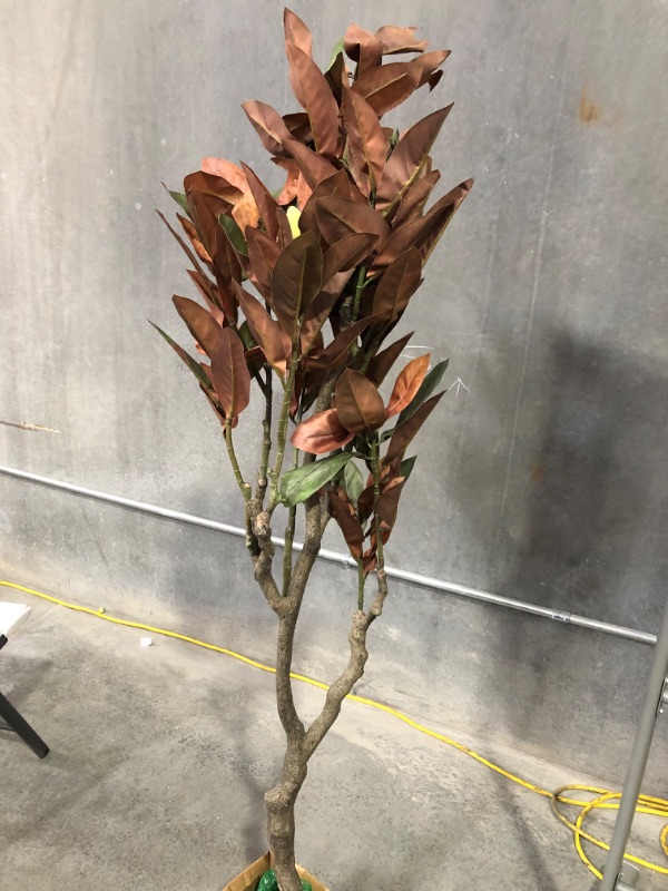 Photo 1 of 5ft. Fall Magnolia Artificial Tree