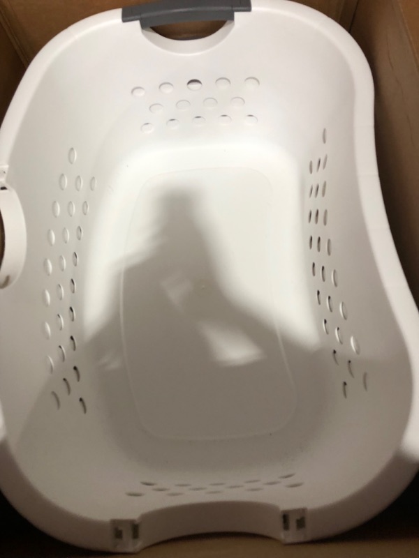 Photo 2 of ** SEE NOTES**  USA Square Plastic Laundry Basket Hamper Organizer For The Closet, Dorm,