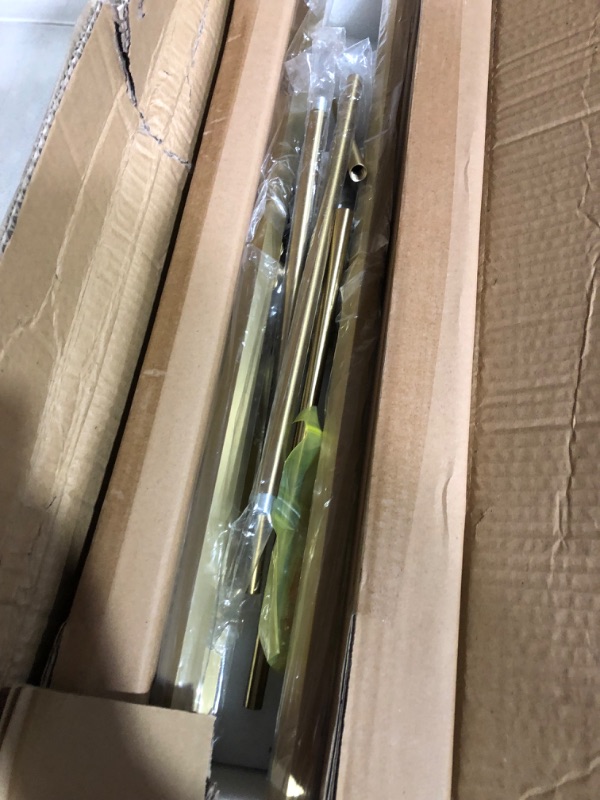 Photo 1 of AIRYPHANT  LED Chandelier for Dining Room, 27.76in Dimmable 4 Gold 