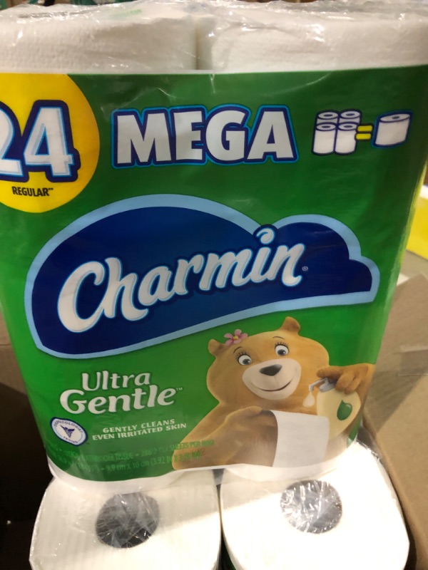 Photo 3 of Charmin Ultra Gentle Toilet Paper, 18 Mega Rolls = 72 Regular Rolls