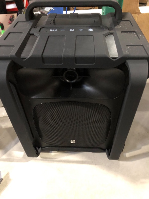 Photo 2 of SEE NOTES /Altec Lansing Sonic Boom - Waterproof Bluetooth Speaker IP67 Outdoor Speaker, 3 USB Charging Ports, 50 Foot Range & 20 Hours Battery Life