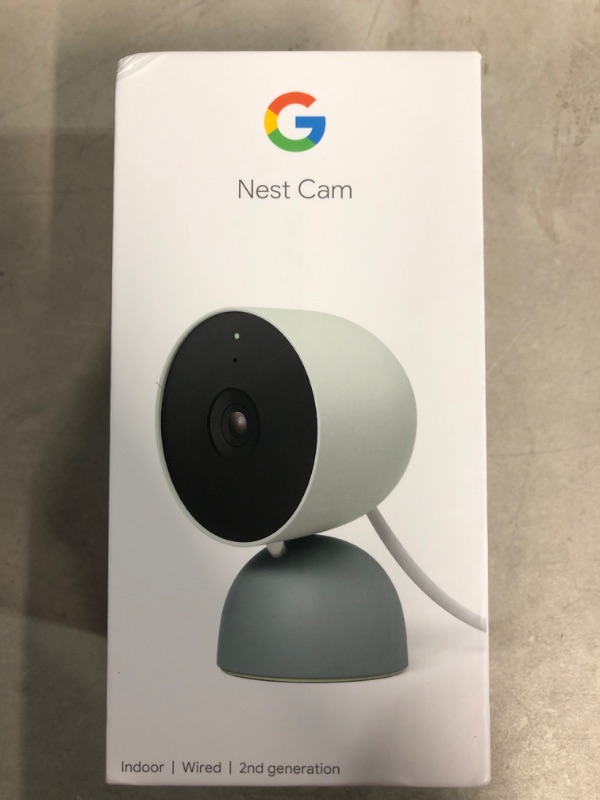 Photo 1 of Google Nest Security Cam (Wired) - 2nd Generation - Fog 2nd Gen 1 Count (Pack of 1) Nest Cam (Indoor, Wired) - Fog