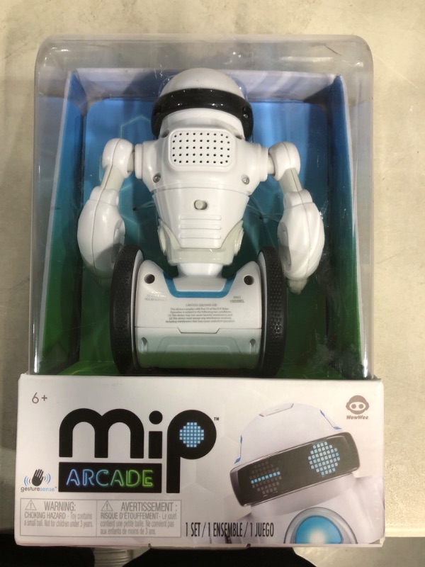 Photo 2 of **SEE NOTES**
WowWee MiP Arcade - Interactive Self-Balancing Robot - Play App-Enabled or Screenless Games with RC, Dancing & Multiplayer Modes