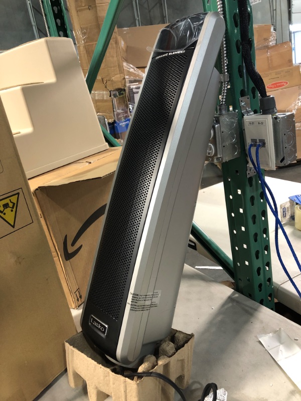 Photo 1 of *PARTS ONLY*
Lasko  Digital Ceramic Tower Heater with Remote, Dark Grey Black