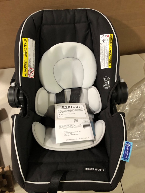 Photo 2 of Graco SnugRide 35 Lite LX Infant Car Seat, Studio SnugRide 1 Count (Pack of 1) Studio