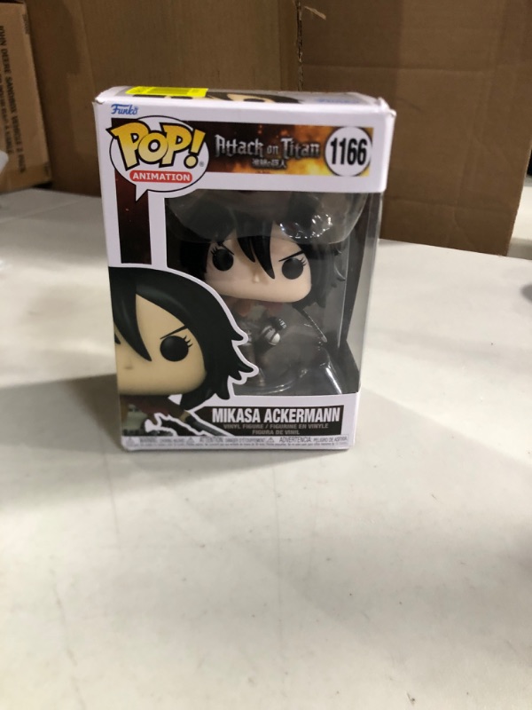 Photo 2 of Funko POP Animation: Attack On Titans - Mikasa Ackerman, Multicolor, 57981