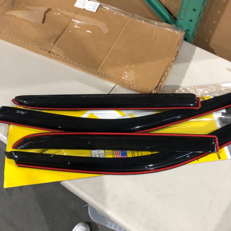 Photo 1 of Auto Ventshade [AVS] In-Channel Ventvisor/Rain Guard | Smoke Color, 4 pc | 194818 | Fits 2019 - 2023 RAM 1500 Crew Cab