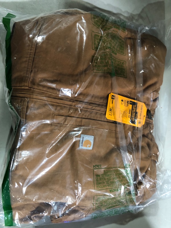 Photo 2 of Carhartt Men's Big & Tall Full Swing Loose Fit fleece Brown