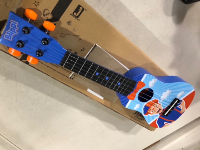 Photo 3 of Blippi Ukulele by First Act, Featuring YouTube Educational Entertainer Ukulele 