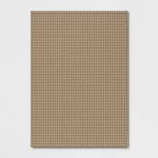 Photo 1 of 5' X 7' Outdoor Rug Micro Grid Black/Beige