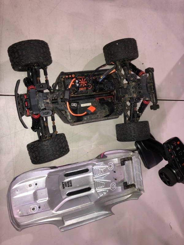 Photo 3 of ARRMA RC Truck 1/10 VORTEKS 4X4 3S BLX Stadium Truck RTR (Batteries and Charger Not Included), Purple, ARA4305V3T2