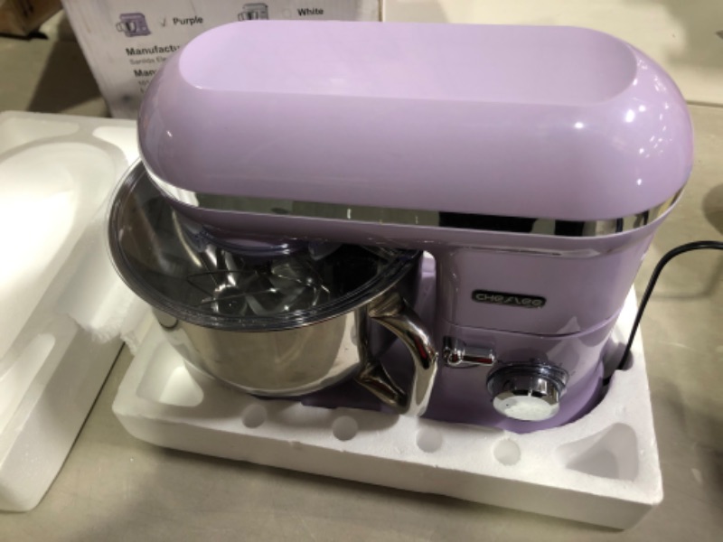 Photo 2 of ***SEE NOTES**** CHeflee Stand Mixer, 6 Quart, 600W 6+P Speed Household Electric Food Mixer with 6 Accessories 