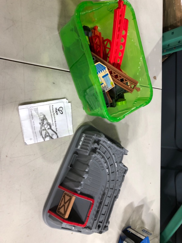 Photo 1 of Hape Railway Construction Kit Set 50 Pieces