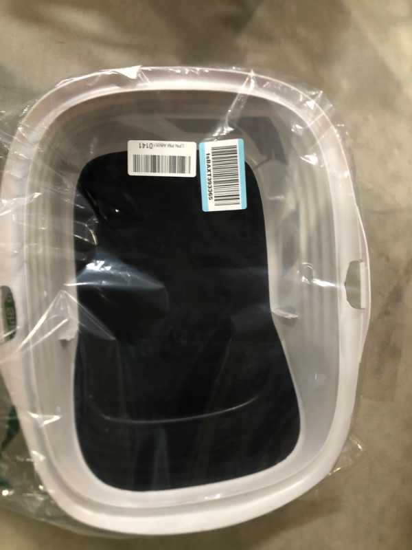 Photo 1 of Arm & Hammer Rimmed Wave Cat Litter Pan - Large Litter Box with Low Entry for Easy Access & High Rimmed Sides to Reduce Litter Scatter 