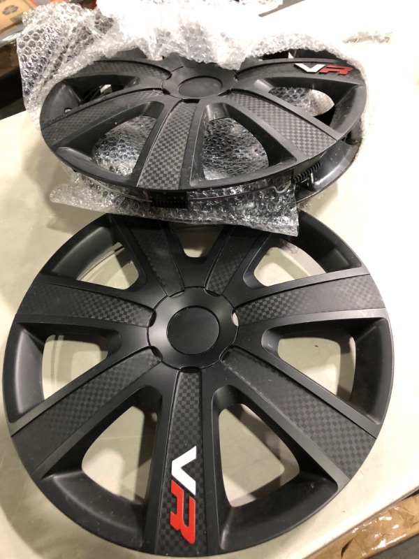 Photo 2 of *See Notes* Alpena 58259A VR Carbon 3 ONLY Wheel 15-Inch - Pack of 4 15" Black