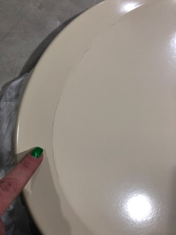 Photo 2 of *SEE NOTES* Bemis 500EC 146 Toilet Seat with Easy Clean & Change Hinges