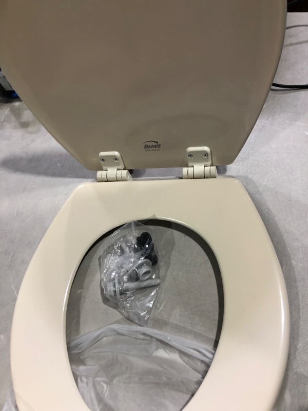 Photo 3 of *SEE NOTES* Bemis 500EC 146 Toilet Seat with Easy Clean & Change Hinges