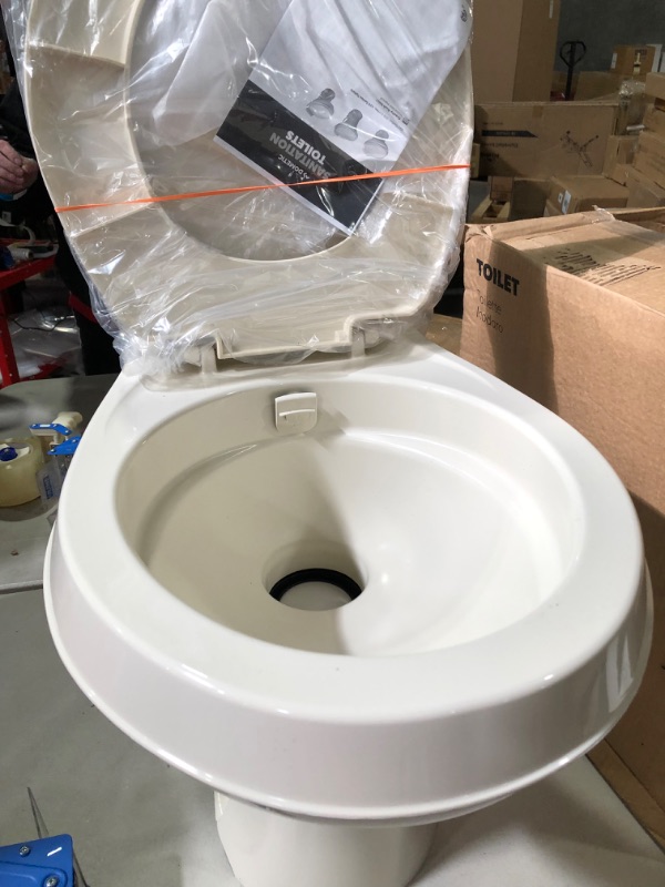 Photo 2 of Dometic 300 Series Standard Height Toilet, Bone Standard Height Bone