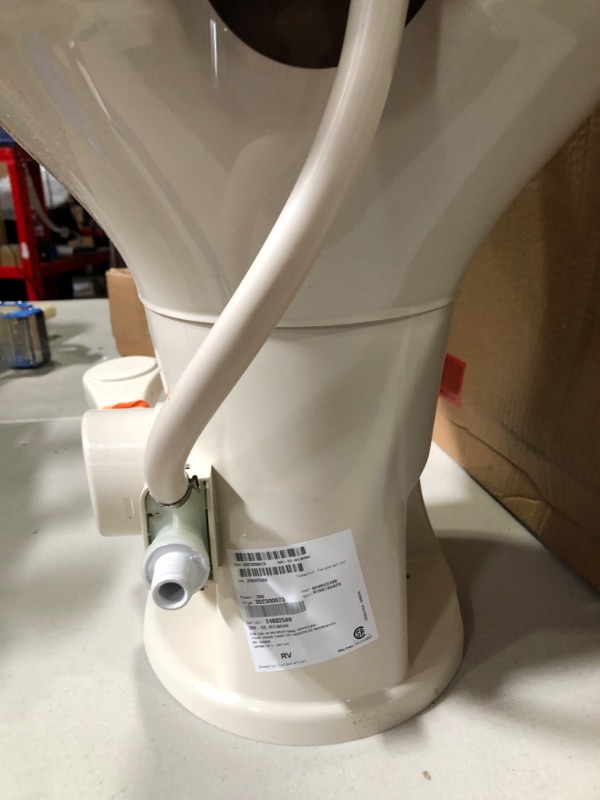 Photo 4 of Dometic 300 Series Standard Height Toilet, Bone Standard Height Bone