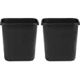 Photo 2 of AmazonCommercial 3 Gallon Commercial Office Wastebasket, Black, 2-Pack